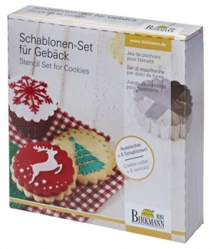 Schablonen-Set Merry Christma 146020 7tlg